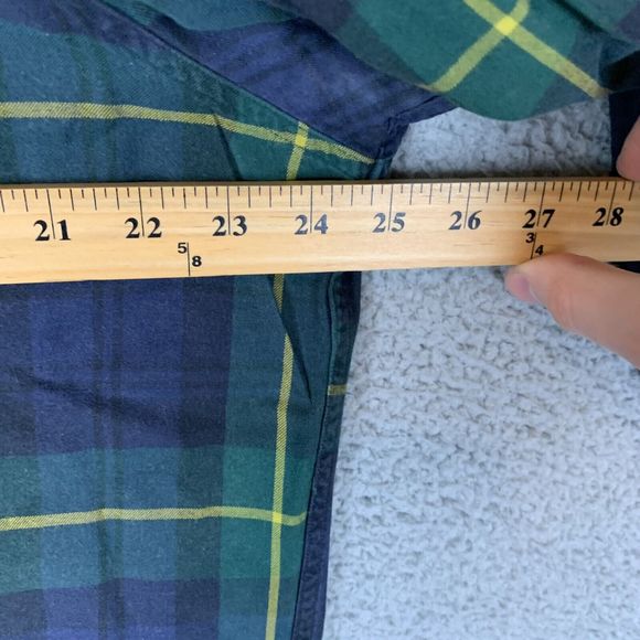 S Polo Ralph‎ Lauren Shirt Mens XL Green Button Down Long Sleeve Tartan Plaid - Picture 4 of 7